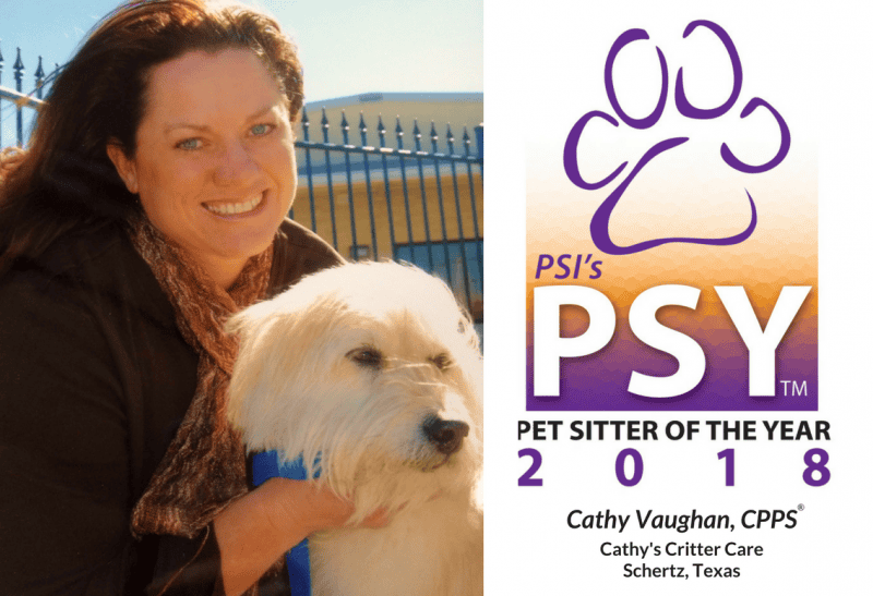 Cathy Vaughan - Pet Sitter of the Year 2018